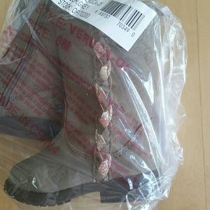 Brand new, with tags brown boots.